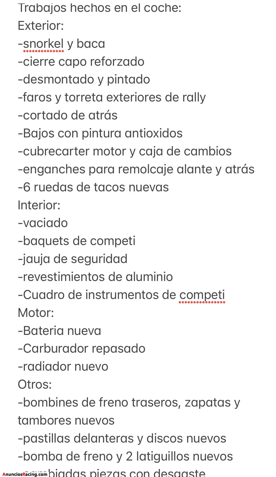 SEAT PANDA 40 para RAID de 1983